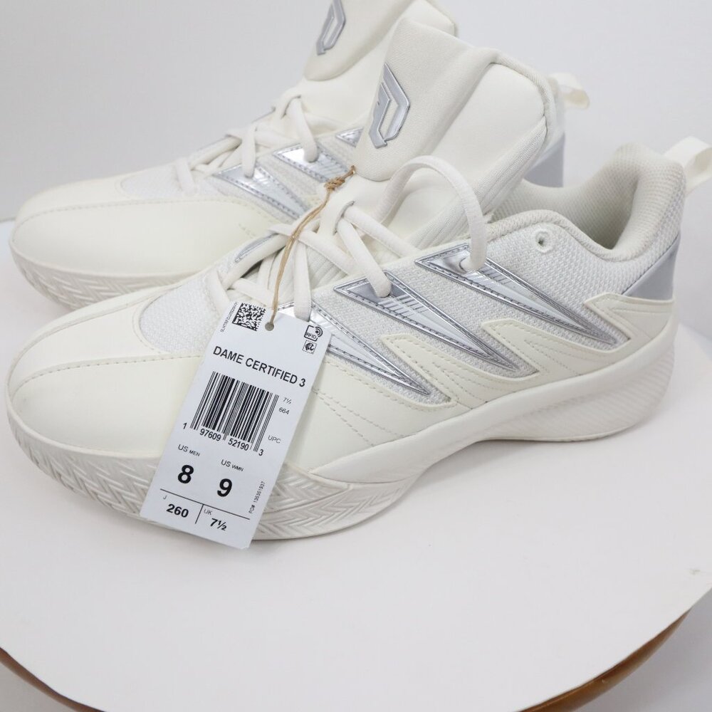 adidas dame certified 3 low size us men 8. women us 9